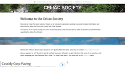 Desktop Screenshot of celiacsociety.com